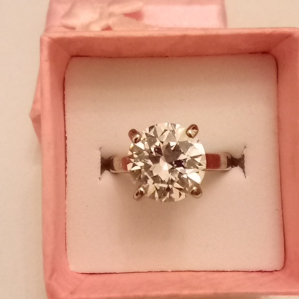 Stainless Steel  Engagement Ring